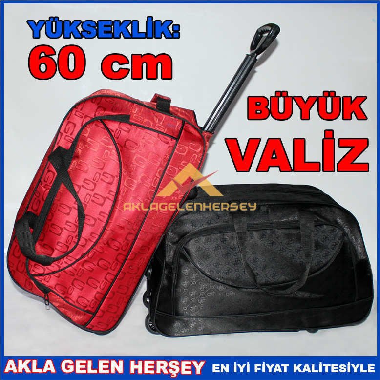 TEKERLEKLİ ÇEKECEKLİ BÜYÜK BOY VALİZ,ÇANTA BAVUL