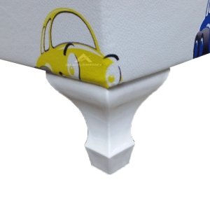 WOSWOS BEETLE VOLKSWAGEN BÜYÜK BOY DERİ ÇAMAŞIR SEPETİ 65x61x41cm