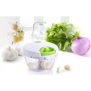 Nicer Dicer Plus İp Çekmeli Soğan Doğrayıcı 3 Bıçaklı Çok Fonksiyonlu Sebze Doğrayıcı El Blender