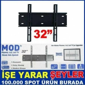 32'' LCD,PLAZMA,LED TV SAĞLAM DUVAR ASKI APARATI ÇELİK KONSTRÜKSİ