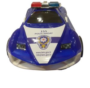İEM Trafik Polisi Arabası Kumandasız Çek Bırak Özellikli Araba