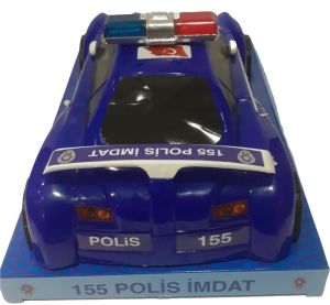 İEM Trafik Polisi Arabası Kumandasız Çek Bırak Özellikli Araba