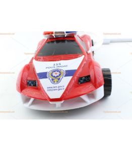 İEM Trafik Polisi Arabası Kumandasız Çek Bırak Özellikli Araba