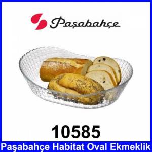 Paşabahçe 10585 Habitat Oval Ekmeklik Kaliteli Cam Ürün Şık Tasarım