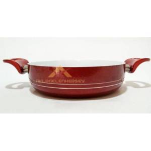 Cam Kapaklı Seramik Basık Karnıyarık Tenceresi