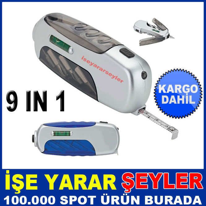 6LI TORNAVİDA,FENER,ŞERİT METRE,SU TERAZİSİ -2