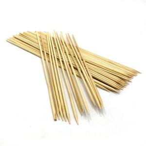 Şiş Kebap İçin Ø 3mm Yuvarlak Bambu Çöp Şiş 47 Adet Ahşap Çöpşiş
