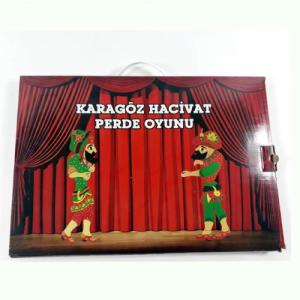 Hacivat Karagöz Perde Oyunu Maskesi Ve Perdesi Büyük Boy Oyuncak