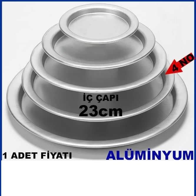 4 Kişilik 23cm Alüminyum Tabak Künefe Tepsisi