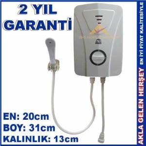 GÜVENLİ 3 KADEME SU ISITICI BANYO ŞOHBENİ 7 EMNİYETLİ ELEKTRİKLİ