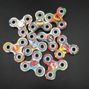 Desenli Stres Çarkı Metal Rulmanlı Süper Hızlı Uzun süre Dönen Süper Stres Çarkı Hands Spinner