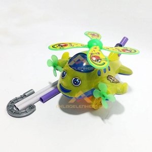 ÇOCUKLAR İÇİN UZUN SOPALI SESLİ VE HAREKETLİ PERVANELİ HELİKOPTER