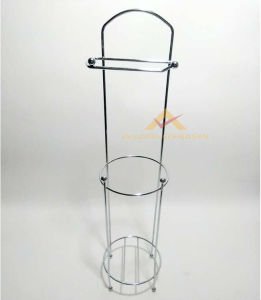 PASLANMAZ ÇELİK KROMAJ KAPLI YEDEKLİ WC KAĞITLIK