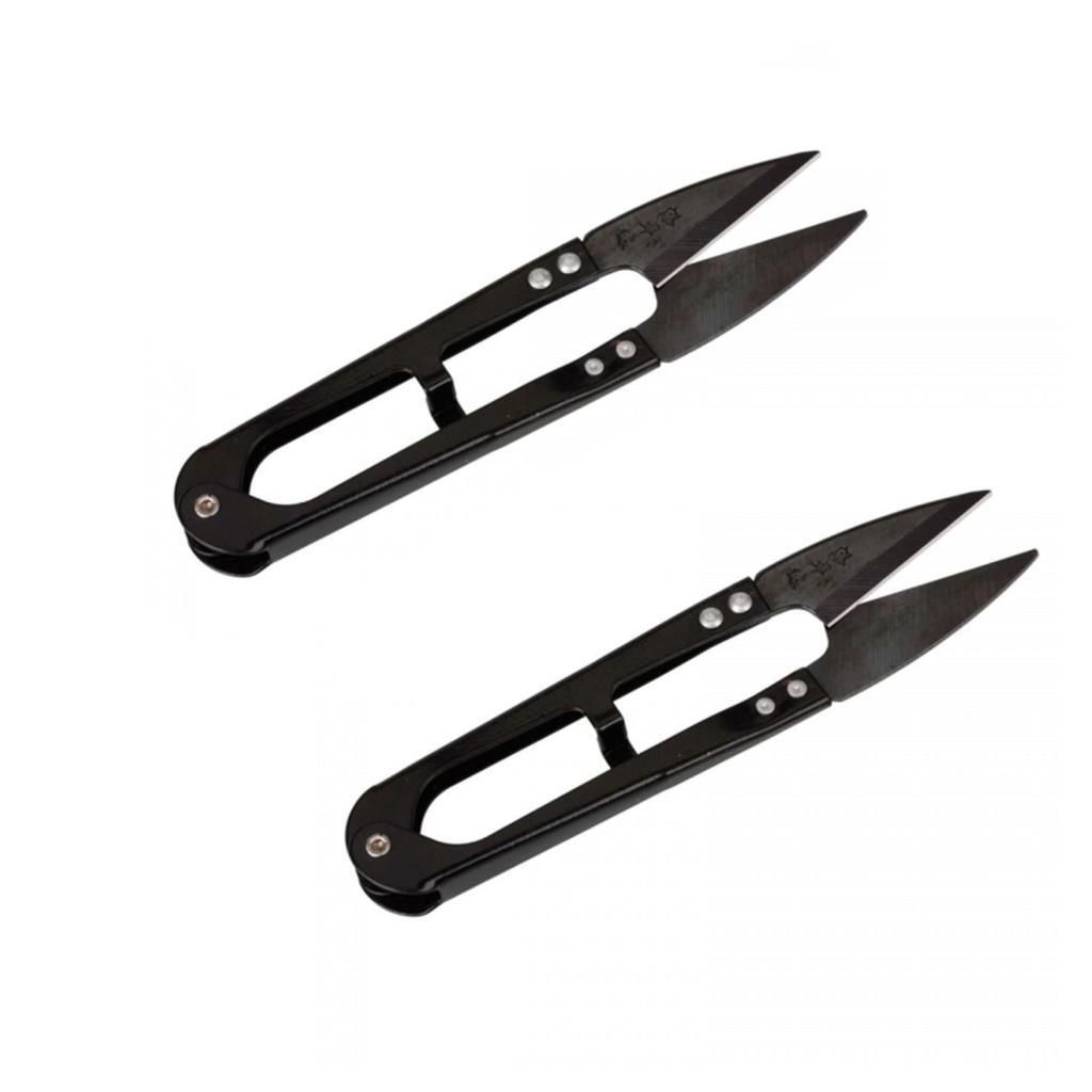 2 Adet Pratik Tekstil Elbise İp Temizleme Makası Yaylı Paslanmaz 10 cm X 2,5 cm