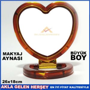 KALP MODEL ÇİFT TARAFLI BÜYÜTEÇLİ MAKYAJ AYNASI