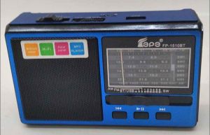 TEPE FP 1511 BT FM Radyo Çalar. USB TF Kart Player, Led Işıklı, Şarj Bataryalı, Bluetooth Mevcut,