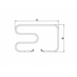 750W Tost Makinesi Rezistansı 220V 230x152mm Yerli Üretim Sağlam 