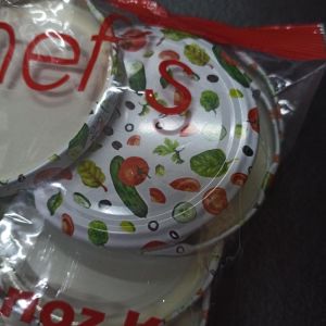 Chef's Kavanoz Kapağı 10’lu Desenli Kapak Çapı 82 mm