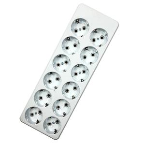 TSB Garantili 12li Klemensli Topraklı Grup Priz Yanmaz Özel Malzeme