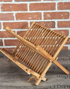 BÜYÜK BOY 42X35 CM KATLANABİLİR BAMBU BULAŞIKLIK