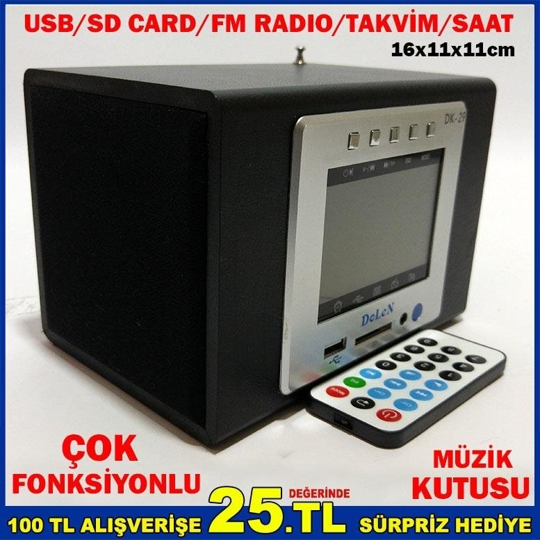 DOLEN ÇOK FONKSİYONLU TAŞINABİLİR MÜZİK KUTUSU