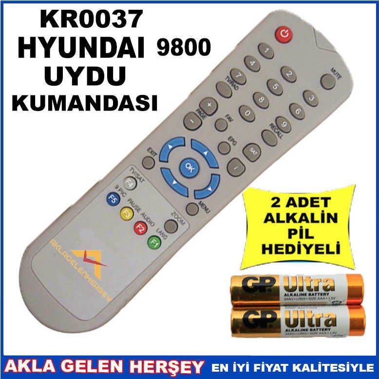 HYUNDAI 9800 UYDU CİHAZI Receiver KUMANDA KR0037