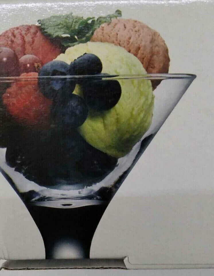 Paşabahçe İceville 2 Adet Cam Üçgen Ayaklı Dondurma Kasesi