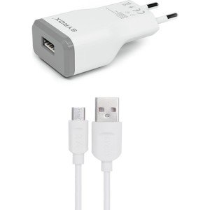 Syrox J15 Micro USB 2.0 Amper Hızlı Şarj Cihazı ve 100cm Kablosu