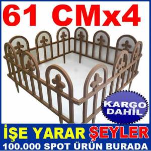 61 X 4 Cm Kolay Montaj Edilebilen Bahçe Çiti