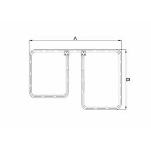 900W Tost Makinesi Rezistansı 115V 233x151mm Yerli Üretim Sağlam