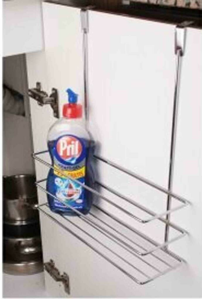 Krom Dolap Içi Raf Dolap İçinde Yer Kazandıran Deterjanlık