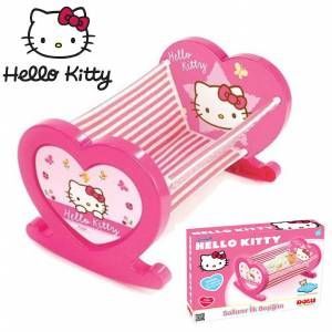 Hello Kitty Katlanır Sallanır İlk Beşiğim Oyuncak Beşik Orijinal Lisanslı Ürün