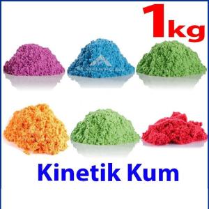 Kinetik Kum 1kg Renk Seçenekli Kinetic Sand Yılın Oyun Hamuru Kurumaz Kinetik Oyun Kumu