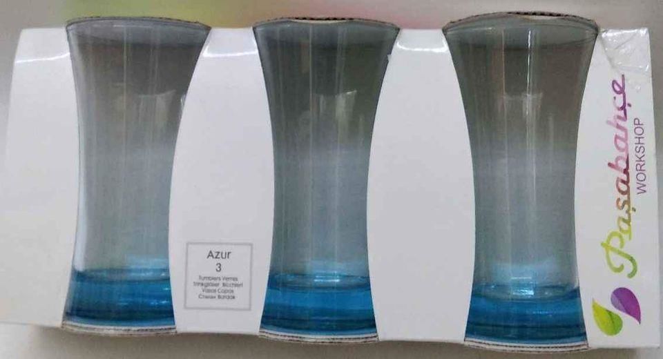 Paşabahçe Azur 3 Adet Vazo Tipi Meşrubat Bardağı