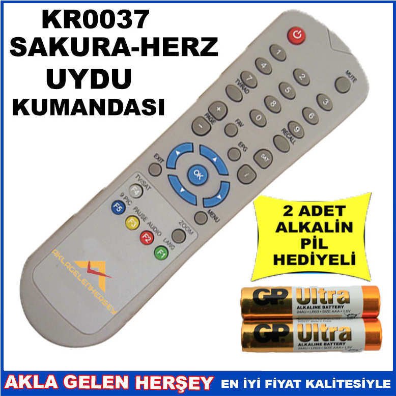 SAKURA-HERZ UYDU CİHAZI Receiver KUMANDA KR0037