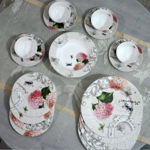 Dünya'nın En Kaliteli ve En İnce Porseleninden Üretilmiş Yemek Takımı - Porselen Yemek Takımı