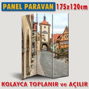 GÖRSELLİ KATLANIR PANEL BÖLME SİSTEMİ-ALMANYA BİR GÜZEL SOKAK