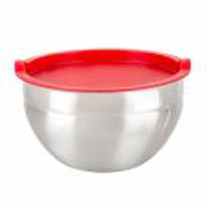 3 Boy 304 Kalite  Çelik Slikon Kapak Derin Mixer ,Çırpma  Saklama Kabı Set