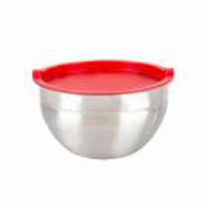 3 Boy 304 Kalite  Çelik Slikon Kapak Derin Mixer ,Çırpma  Saklama Kabı Set