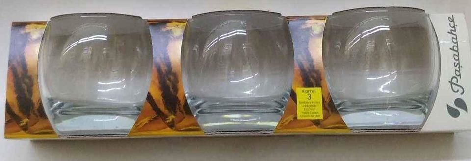 Paşabahçe Barrel 3 Adet Cam İçecek Bardağı