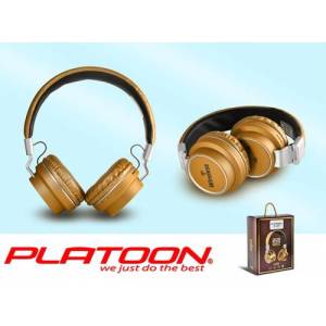 Platoon PL-2246 Bluetooth-AUX Mikrofonlu Kulaklık MicroSD Kart Destekli MP Player Renklı Kulak Üstü