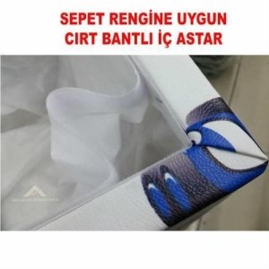 Woswos Beetle Volkswagen Model Deri Çamaşır Sepeti 49x61x41cm Büy
