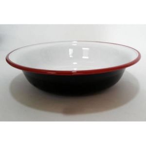 Beyaz Çinko Emaye Meyvelik Salata Kasesi