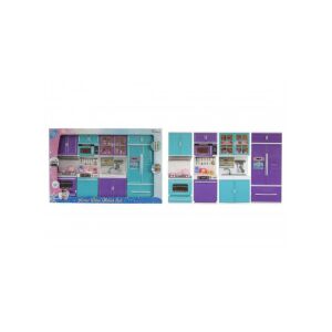 Karlar Ülkesi Serisi 4 Parça Oyuncak Mutfak Seti Full Mutfak Eşya Kız Çocuklar İçin Mutfak Seti