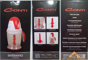 1 LİTRE HAZNELİ 500 W 4 BIÇAKLI RONDO-MİKSER