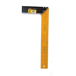 Alüminyum Saplı 350 mm Sarı Renkli Çelik Usta - Marangoz Gönyesi