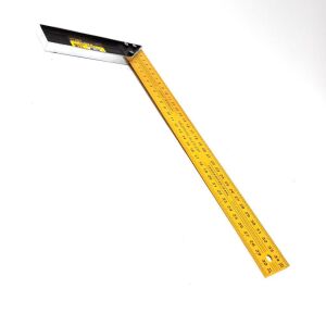 Alüminyum Saplı 350 mm Sarı Renkli Çelik Usta - Marangoz Gönyesi