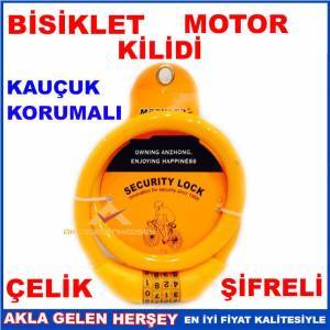 Ücretsiz Kargo DEĞİŞEBİEN ŞİFRELİ BİSİKLET VE MOTOR KİLİDİ KD