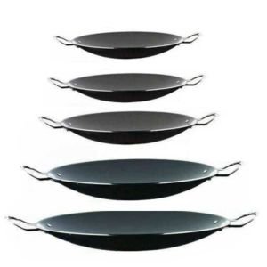 İçi dışı 3 Kat Teflon Kaplama Alüminyum Kavurma Sacı 28cm Yakmaz-Yapıştırmaz 2sap Saç Kavurma Tavası