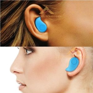 ÇOK FONKSİYONLU MİNİ BLUETOOTH KABLOSUZ BAĞLANTILI KULAKLIK MAVİ